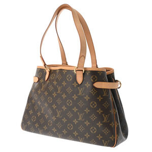 Louis Vuitton Brown Batignolles Bag Tote Horizontal Canvas